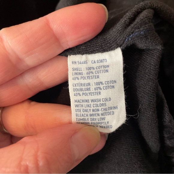 American Eagle Women’s Black Double Breasted Military Band Jacket Large - Picture 12 of 14